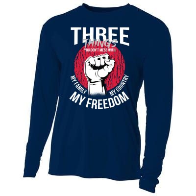 Don't Mess With Me Freedom Quote Cooling Performance Long Sleeve Crew