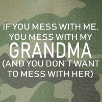 Don't Mess With Me Or Grandma Legacy Tie Dye Trucker Hat