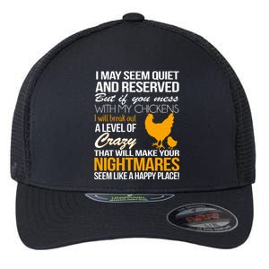 Don't Mess With My Chickens Flexfit Unipanel Trucker Cap