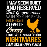 Don't Mess With My Chickens Impact Tech Backpack