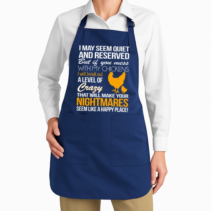 Don't Mess With My Chickens Apron