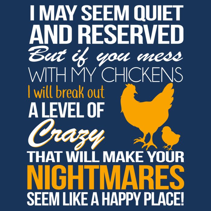 Don't Mess With My Chickens Apron