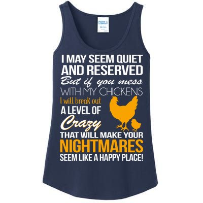 Don't Mess With My Chickens Ladies Essential Tank