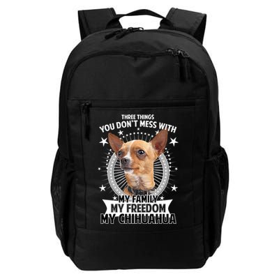 Don't Mess With My Chihuahua Backpack