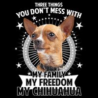 Don't Mess With My Chihuahua Drawstring Bag