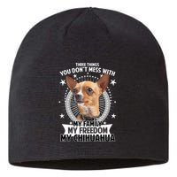 Don't Mess With My Chihuahua Sustainable Beanie