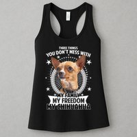 Don't Mess With My Chihuahua Womens Tank Top