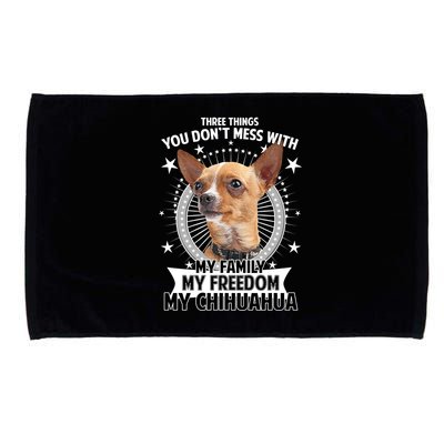 Don't Mess With My Chihuahua Microfiber Hand Towel