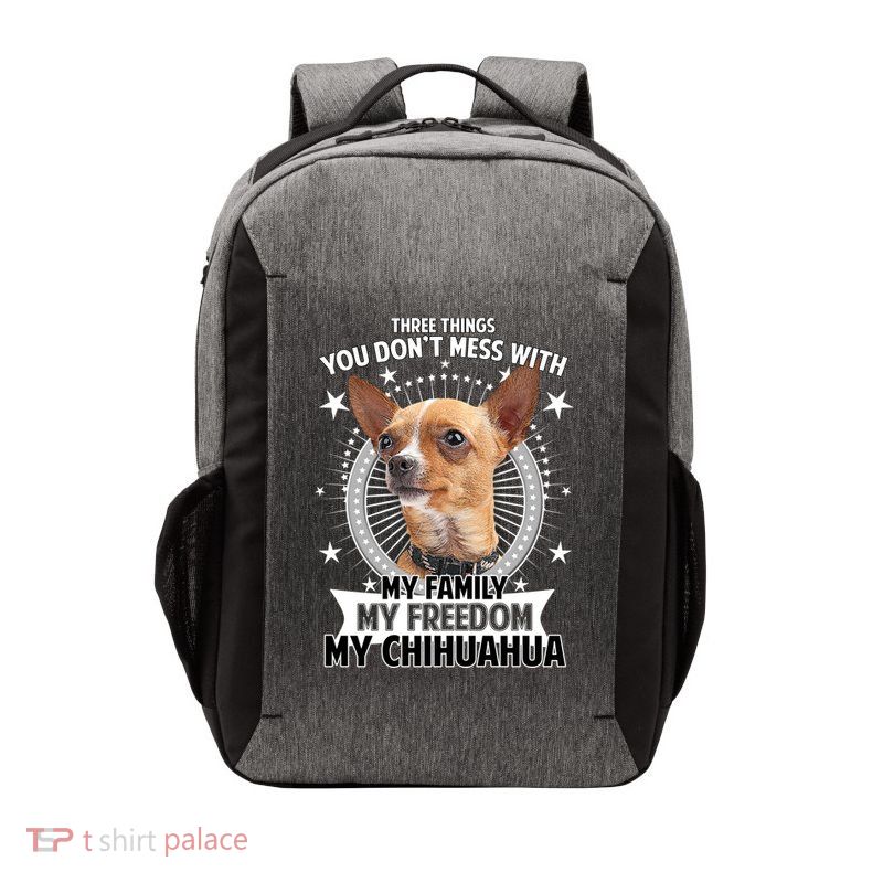 Don't Mess With My Chihuahua Vector Backpack