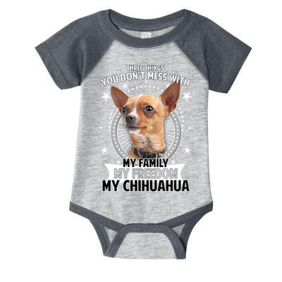 Don't Mess With My Chihuahua Infant Baby Jersey Bodysuit