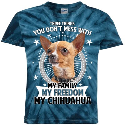 Don't Mess With My Chihuahua Kids Tie-Dye T-Shirt