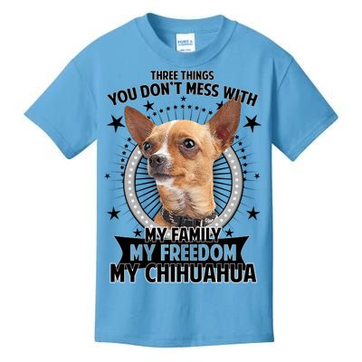 Don't Mess With My Chihuahua Kids T-Shirt