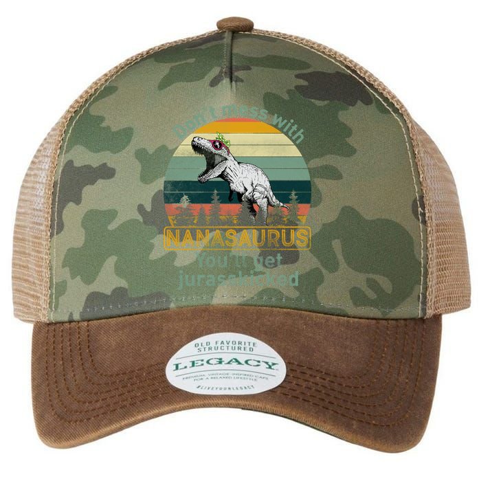 Don't Mess with Nanasaurus Legacy Tie Dye Trucker Hat