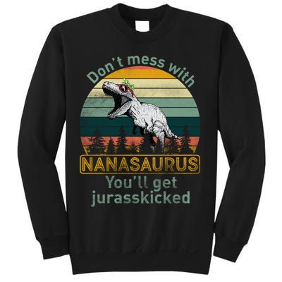 Don't Mess with Nanasaurus Sweatshirt
