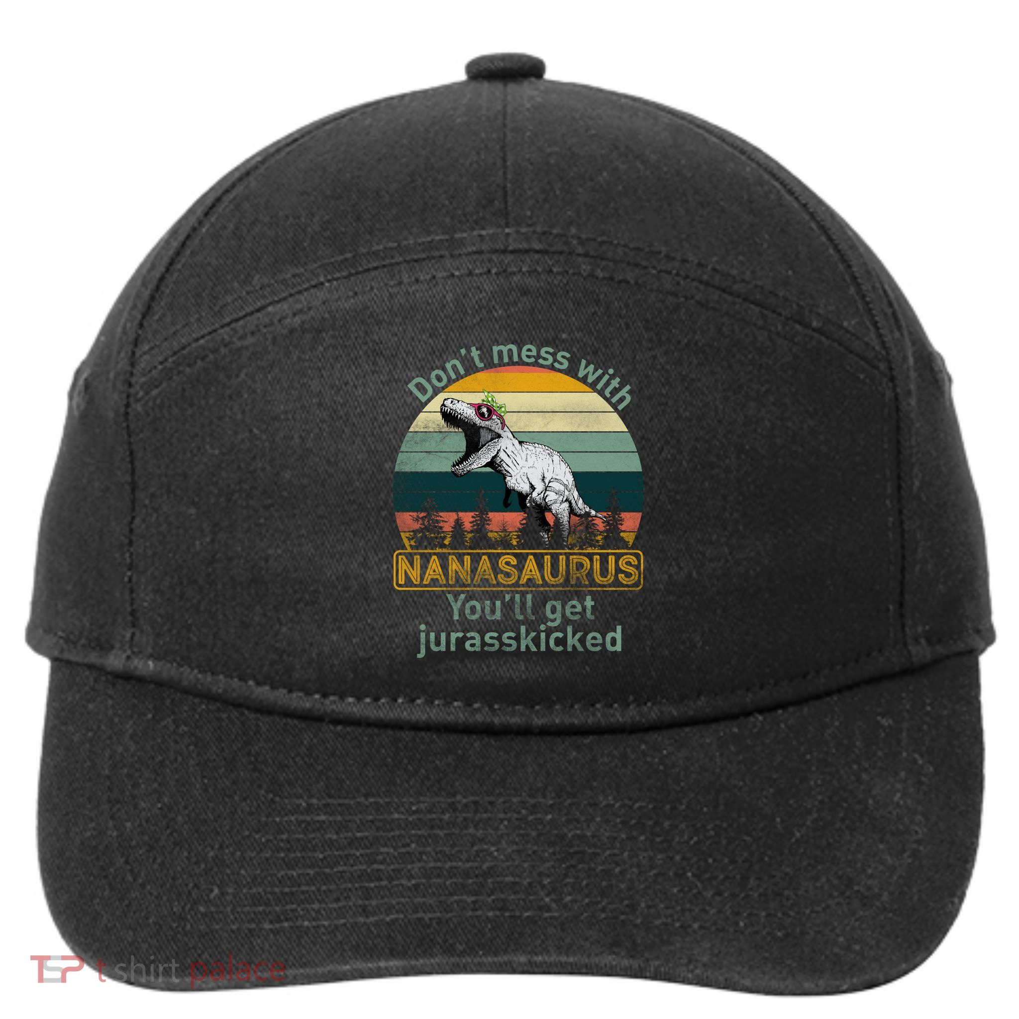 Don't Mess with Nanasaurus 7-Panel Snapback Hat