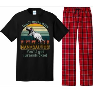 Don't Mess with Nanasaurus Pajama Set