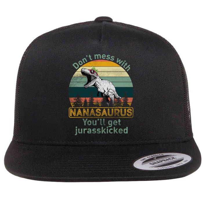 Don't Mess with Nanasaurus Flatbill Hat