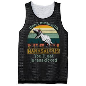 Don't Mess with Nanasaurus Mesh Reversible Basketball Jersey Tank