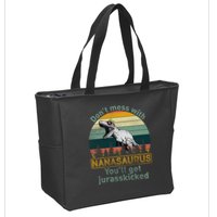 Don't Mess with Nanasaurus Zip Tote Bag