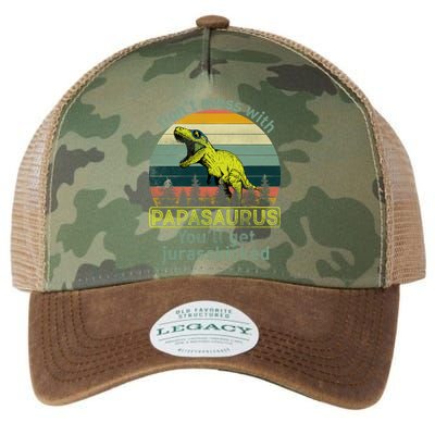 Don't Mess With Papasaurus Legacy Tie Dye Trucker Hat
