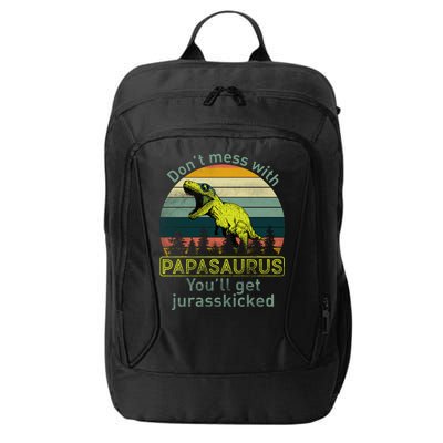 Don't Mess With Papasaurus City Backpack