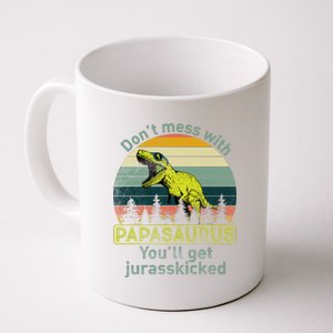 Don't Mess With Papasaurus Coffee Mug