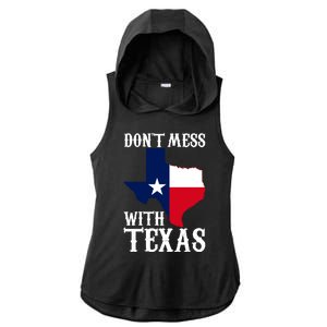 Don't Mess With Texas Ladies PosiCharge Tri-Blend Wicking Draft Hoodie Tank