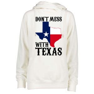 Don't Mess With Texas Womens Funnel Neck Pullover Hood