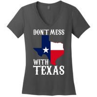 Don't Mess With Texas Women's V-Neck T-Shirt