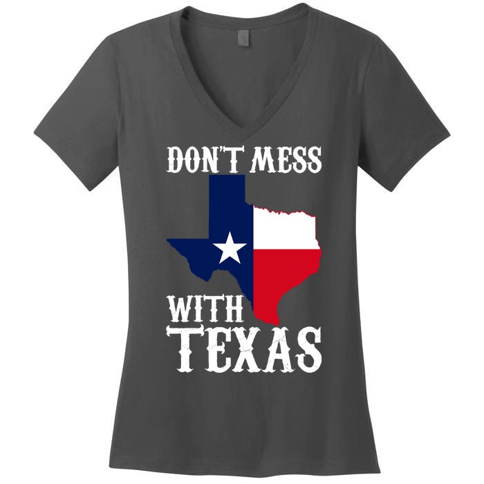 Don't Mess With Texas Women's V-Neck T-Shirt