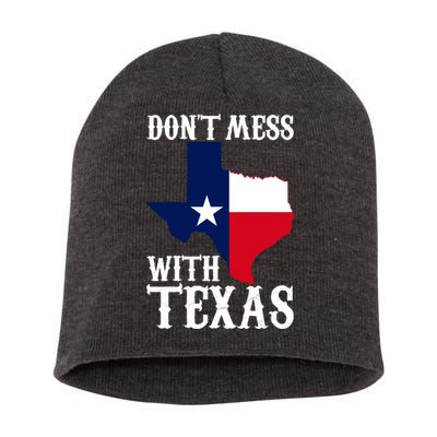 Don't Mess With Texas Short Acrylic Beanie