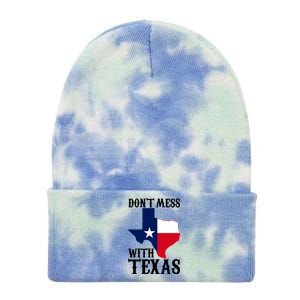 Don't Mess With Texas Tie Dye 12in Knit Beanie