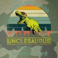 Don't Mess With Unclesaurus Legacy Tie Dye Trucker Hat
