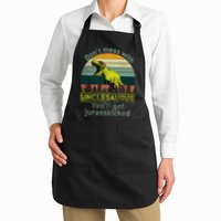 Don't Mess With Unclesaurus Full-Length Apron With Pockets
