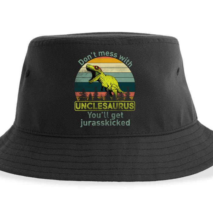 Don't Mess With Unclesaurus Sustainable Bucket Hat