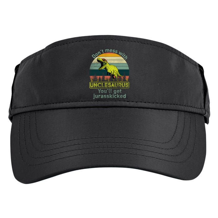 Don't Mess With Unclesaurus Adult Drive Performance Visor