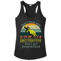 Don't Mess With Unclesaurus Ladies PosiCharge Competitor Racerback Tank