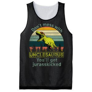 Don't Mess With Unclesaurus Mesh Reversible Basketball Jersey Tank