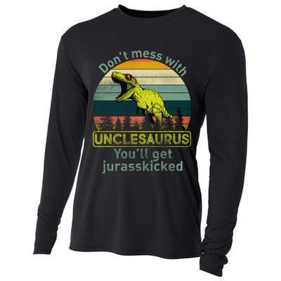 Don't Mess With Unclesaurus Cooling Performance Long Sleeve Crew