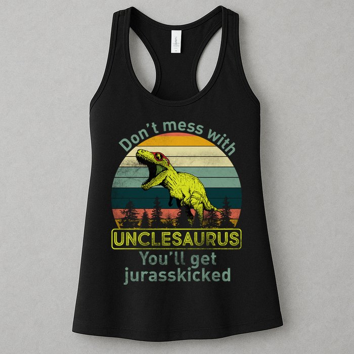 Don't Mess With Unclesaurus Womens Tank Top
