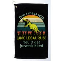 Don't Mess With Unclesaurus Golf Towel