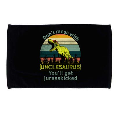Don't Mess With Unclesaurus Microfiber Hand Towel