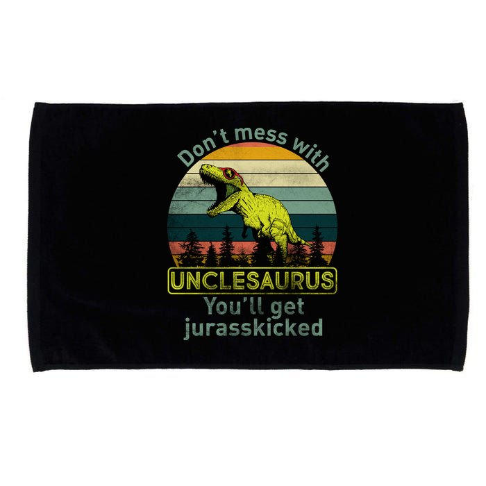 Don't Mess With Unclesaurus Microfiber Hand Towel