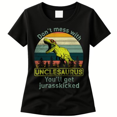 Don't Mess With Unclesaurus Womens T-Shirt