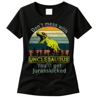 Don't Mess With Unclesaurus Womens T-Shirt