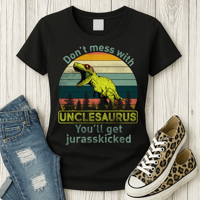 Don't Mess With Unclesaurus Womens T-Shirt