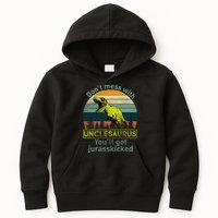 Don't Mess With Unclesaurus Kids Hoodie