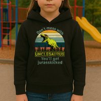 Don't Mess With Unclesaurus Kids Hoodie