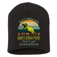 Don't Mess With Unclesaurus Short Acrylic Beanie