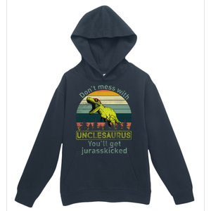 Don't Mess With Unclesaurus Urban Pullover Hoodie